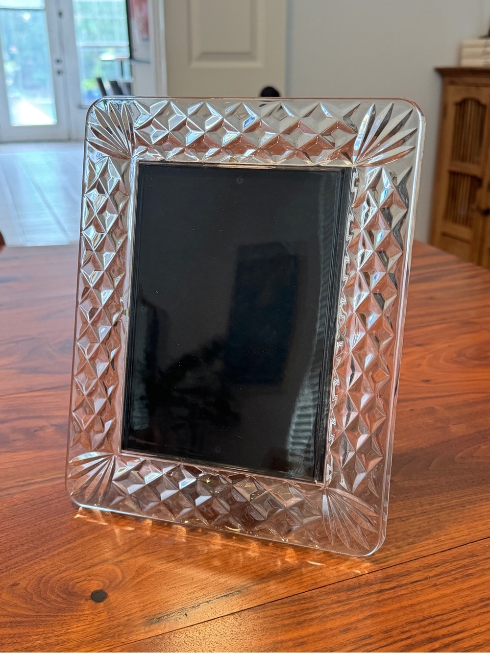 Waterford Crystal Westover Picture Frame 5x7 Photo Retired Signed Standing VTG